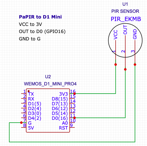 Panasonic PIR Circuit Diagram